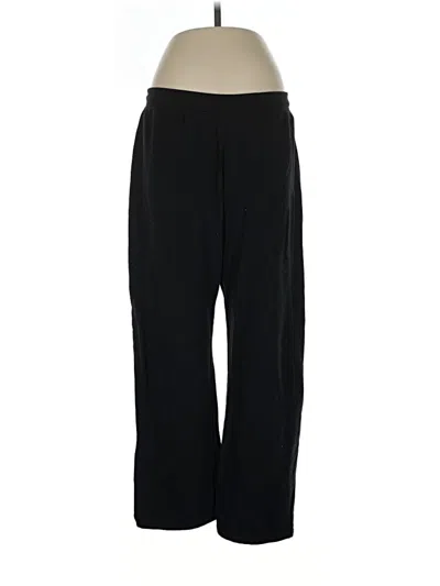 Pre-owned Hanes Casual Pants In Black
