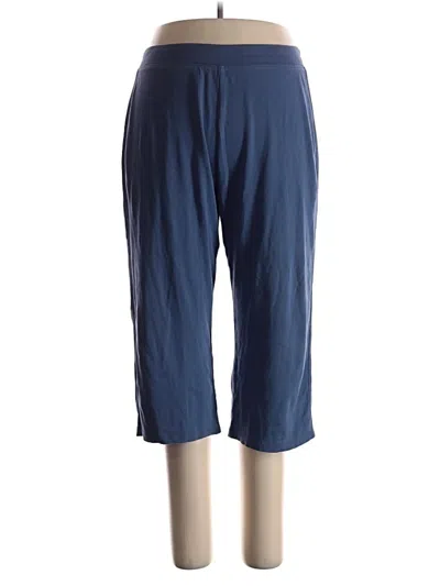 Pre-owned Hanes Casual Pants In Blue