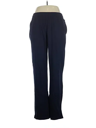 Pre-owned Hanes Casual Pants In Blue