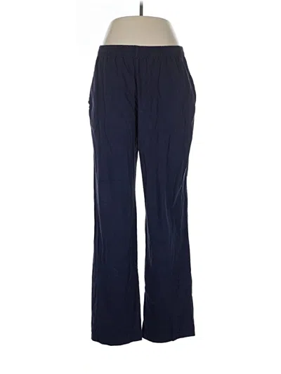 Pre-owned Hanes Casual Pants In Blue