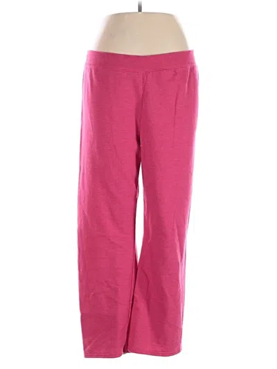 Pre-owned Hanes Casual Pants In Pink
