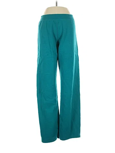 Pre-owned Hanes Casual Pants In Teal