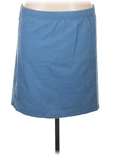 Pre-owned Hanes Casual Skirt In Blue