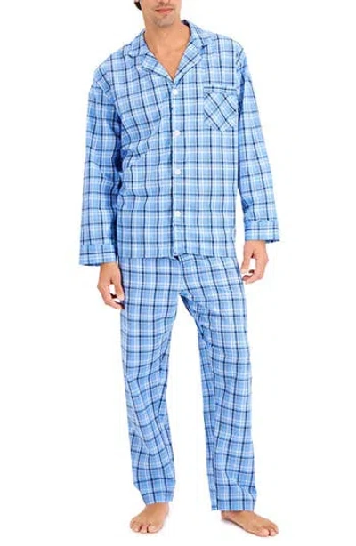 Hanes Classic Woven Pajamas In Blue