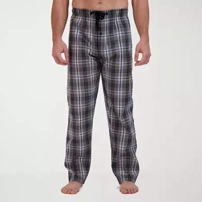 Hanes Comfort Stretch Mens Pajama Pants In Black