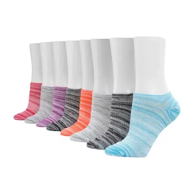 Hanes Cool Comfort Super No Show Womens Breathable Multi-pack 8 Pair Liner Socks