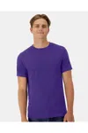 Hanes Cool Dri Cotton Touch T-shirt In Purple
