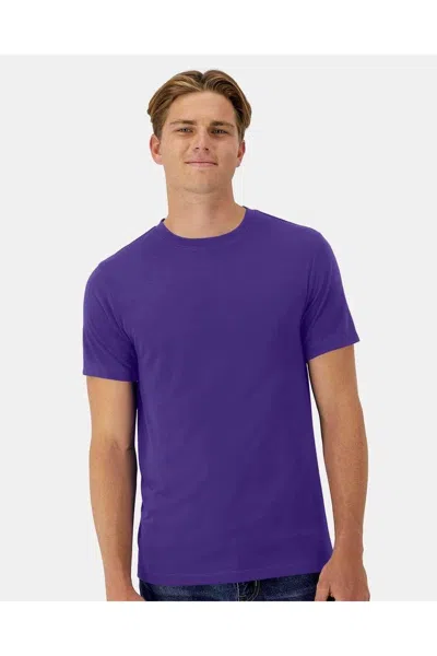 Hanes Cool Dri Cotton Touch T-shirt In Purple