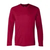 Hanes Cool Dri Long Sleeve Performance T-shirt In Pink