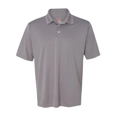 Hanes Cool Dri Polo In Grey