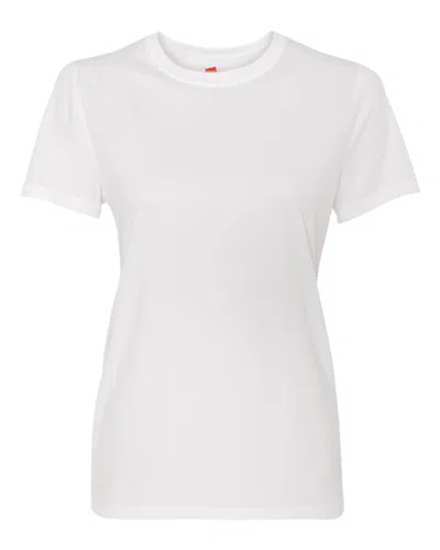 Hanes Cool Dri Women's Performance T-shirt In White