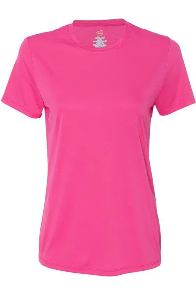 Hanes Cool Dri Women's Performance T-shirt In Pink