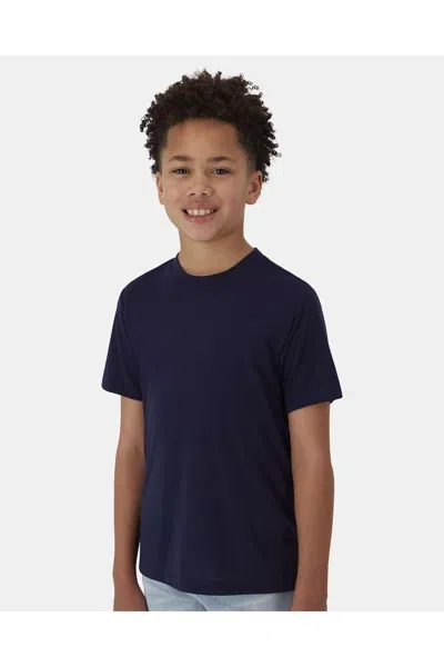 Hanes Kids' Cool Dri Youth Cotton Touch T-shirt In Blue