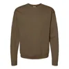 Hanes Ecosmart Crewneck Sweatshirt In Brown
