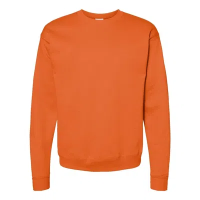 Hanes Ecosmart Crewneck Sweatshirt In Brown