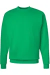 Hanes Ecosmart Crewneck Sweatshirt In Green