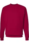 Hanes Ecosmart Crewneck Sweatshirt In Silver