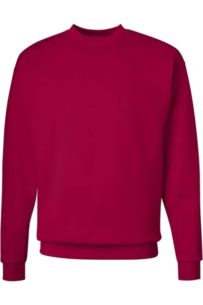 Hanes Ecosmart Crewneck Sweatshirt In Silver