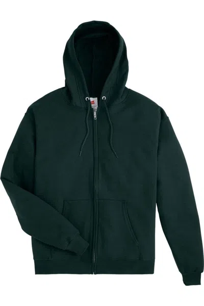 HANES ECOSMART FULL-ZIP HOODED SWEATSHIRT