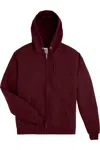 Hanes Ecosmart Full-zip Hooded Sweatshirt In Multi