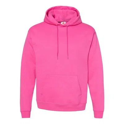 Hanes Ecosmart Hooded Sweatshirt In Pink