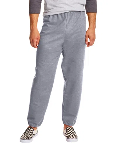 Hanes Ecosmart Men's 32" Fleece Sweatpants, 2-pack In Gray