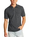 HANES ECOSMART MEN'S POCKET POLO SHIRT, 2-PACK