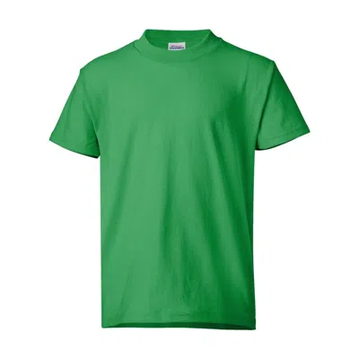 Hanes Kids'  Ecosmart Youth T-shirt In Green