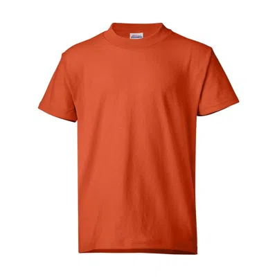 Hanes Kids'  Ecosmart Youth T-shirt In Orange