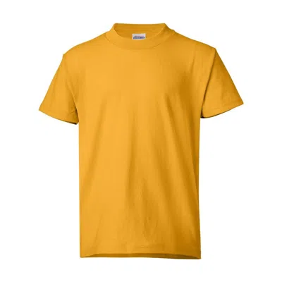 Hanes Kids'  Ecosmart Youth T-shirt In Gold