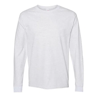 Hanes Essential-t Long Sleeve T-shirt In White