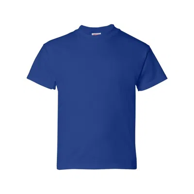 Hanes Kids'  Essential-t Youth T-shirt In Blue
