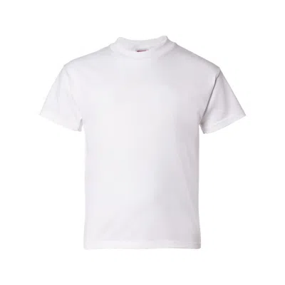 Hanes Kids'  Essential-t Youth T-shirt In White
