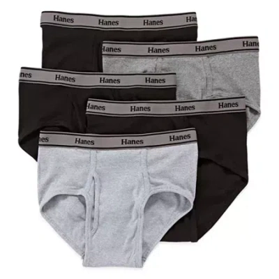 Hanes Fresh Iq Comfortflex Bonus Pack Mens 5 Pack Briefs J7805b In Black