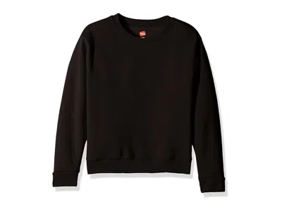 Hanes Kids' Girls' Big Ecosmart Graphic Sweatshirt T Shirt Black: Small