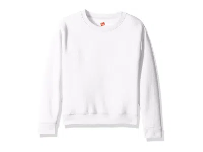 Hanes Kids' Girls' Big Ecosmart Graphic Sweatshirt Women's T Shirt White: Medium