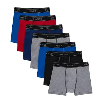 Hanes Kids' Little & Big Boys 5+2 Bonus Pack Boxer Briefs In Multi