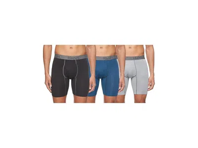 Hanes Men's 3-pack Comfort Flex Fit Ultra Soft Stretch Boxer Brief, Available In Regular And Long Leg Men' In Multi