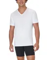 Hanes Men's 3pk. Ultimate Moves X-temp Performance V-neck T-shirts In White