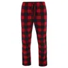 Hanes Men's Big And Tall Fleece Pajama Pants In Multi