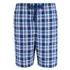 Hanes Men's Woven Cotton Pajama Sleep Shorts In Blue
