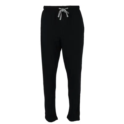 Hanes Men's Big And Tall X Temp Knit Pajama Pant In Black