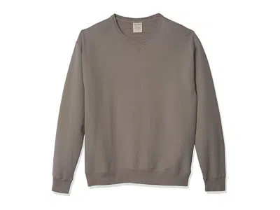Hanes Men's Comfortwash Garment Dyed Sweatshirt Men's Sweatshirt Concrete Gray: Md