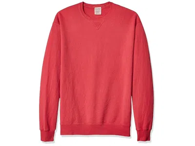 Hanes Men's Comfortwash Garment Dyed Sweatshirt Men's Sweatshirt Crimson Fall: Sm In Brown