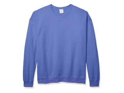 Hanes Men's Comfortwash Garment Dyed Sweatshirt Men's Sweatshirt Deep Forte Blue: Sm