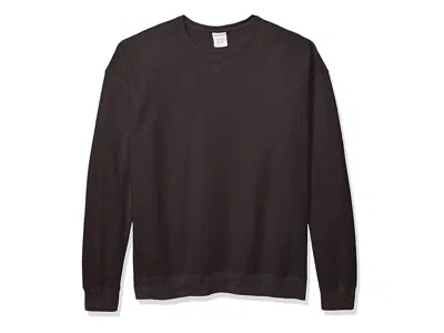 Hanes Men's Comfortwash Garment Dyed Sweatshirt Men's Sweatshirt New Railroad Gray: Sm In Black