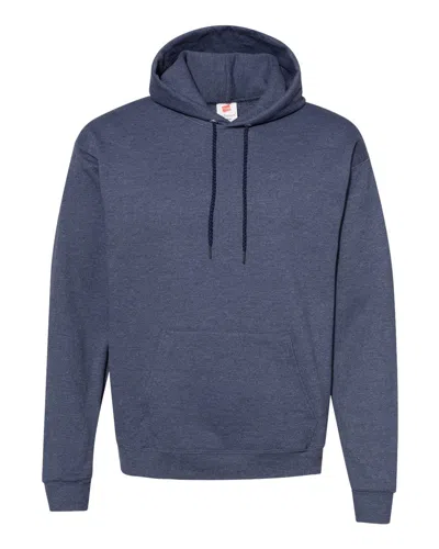 Hanes Men's Ecosmart Hooded Sweatshirt In Blue