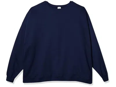 Hanes Men's Ecosmart Sweatshirt Men's Sweatshirt Navy: Sm In Blue