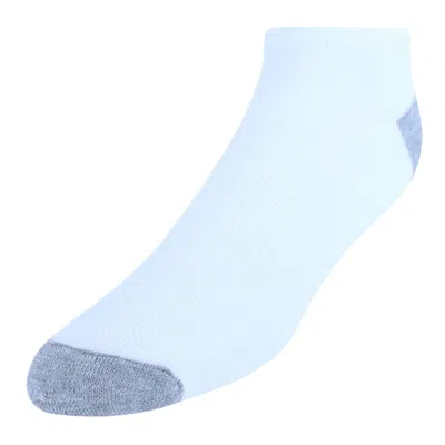 Hanes Men's Freshiq X-temp Low Cut Socks (12 Pack) In White