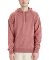 Hanes Ultimate Cotton Hooded Sweatshirt In Pink